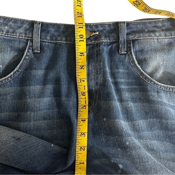 Wildfox Jeans Women's 28 Baggy Crop Da Vinci Medium Wash Distressed - Picture 11 of 12